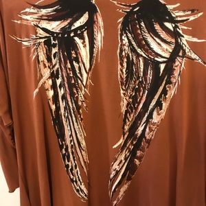 Beautiful Angelrox Nova Swing Jacket with Handpainted Wings One of a Kind